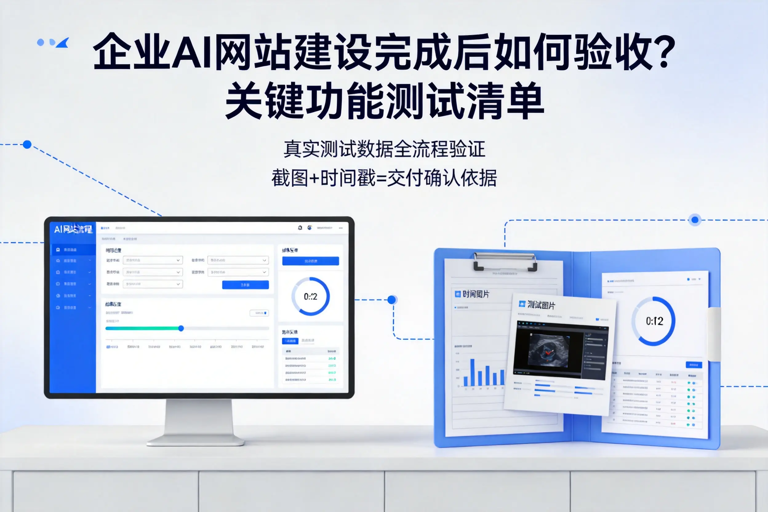 嘉兴企业AI网站建设完成后如何验收?关键功能测试清单