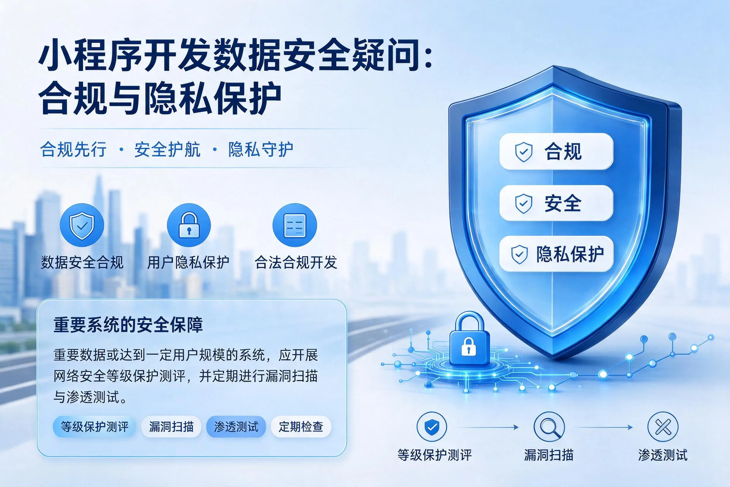 嘉兴小程序开发数据安全疑问：合规与隐私保护